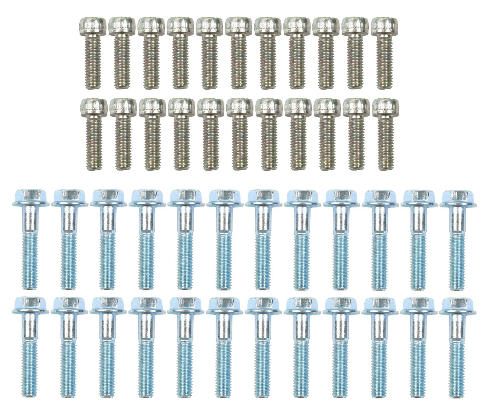 2001–2004 LB7 Duramax Valve Cover Bolts Kit Zinc Plated Upper & Lower Set of 46