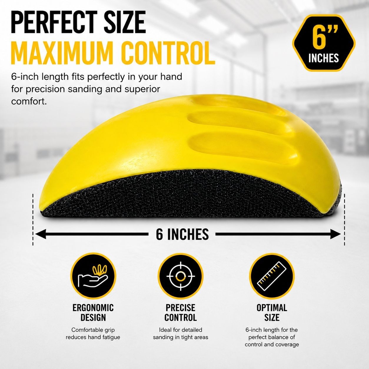 LiME LiME 6 inch Waterproof Automotive Sanding Flexible Block