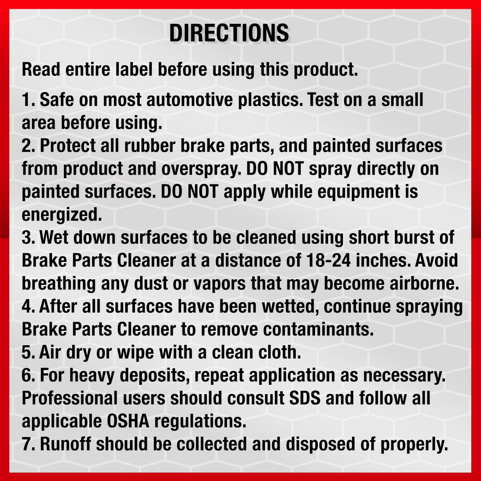 (6 pack) Super Tech Brake Parts Cleaner Spray Non-Chlorinated, 14.5 oz Free ship