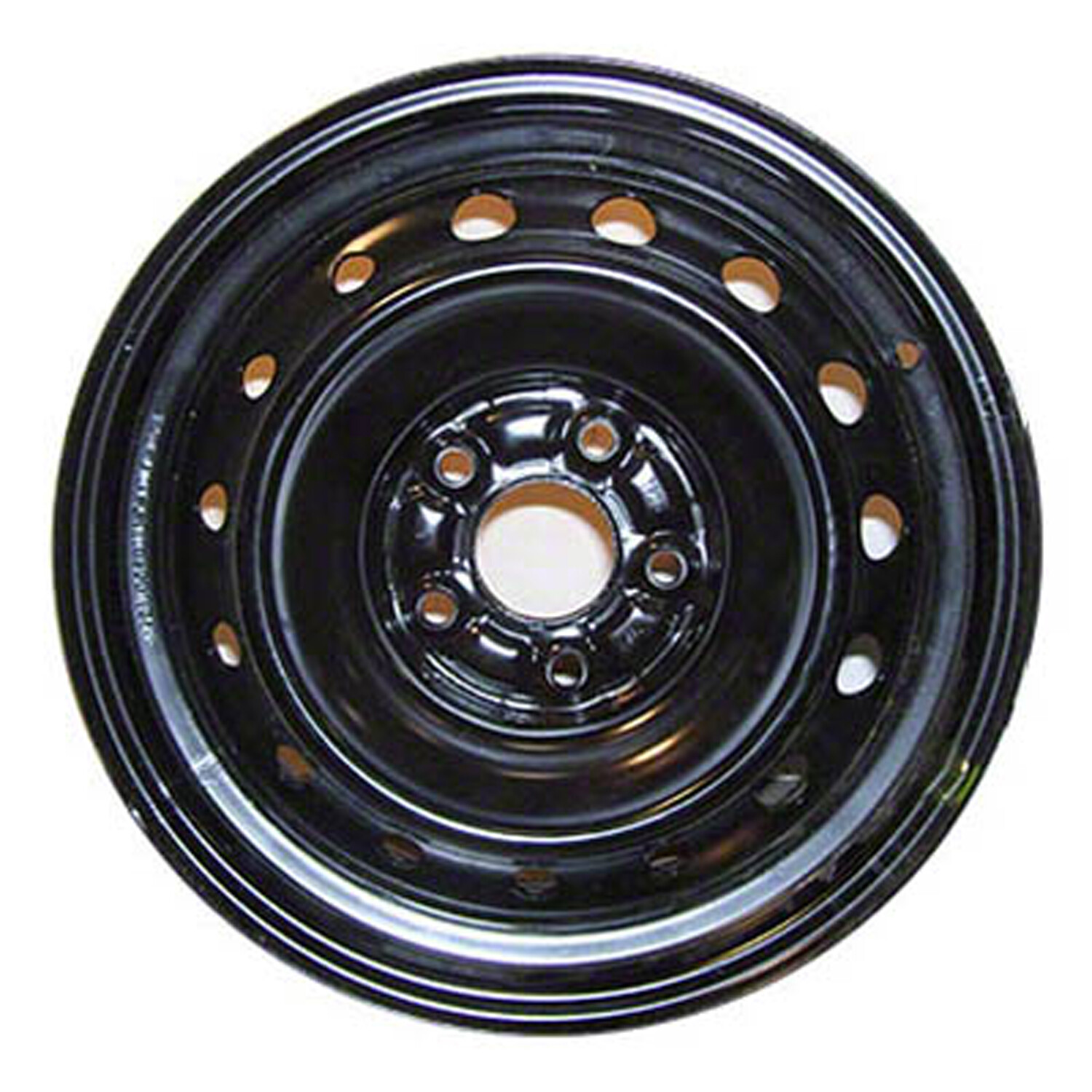 63900 Reconditioned OEM 16×6.5 Black Steel Wheel fits 2006-2011 Honda Civic
