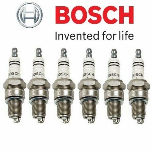 MERCEDES BENZ 65-74 BOSCH SPARK PLUG SET OF 6 WR7DC SUPER PLUS 7900