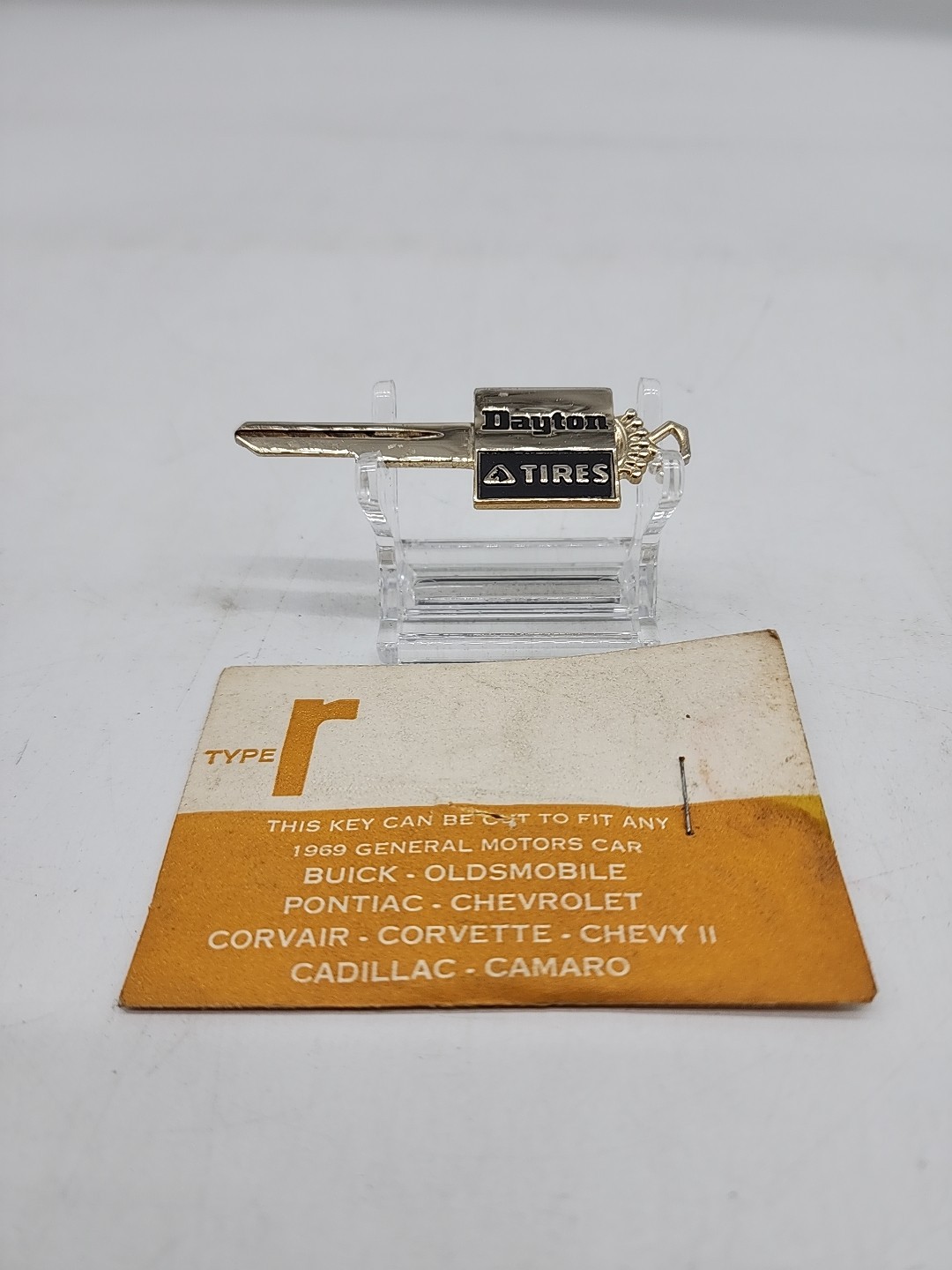 NOS GENERAL MOTORS Uncut Key Blank – ANY 1969 – Pontiac Chevy Corvette Cadillac
