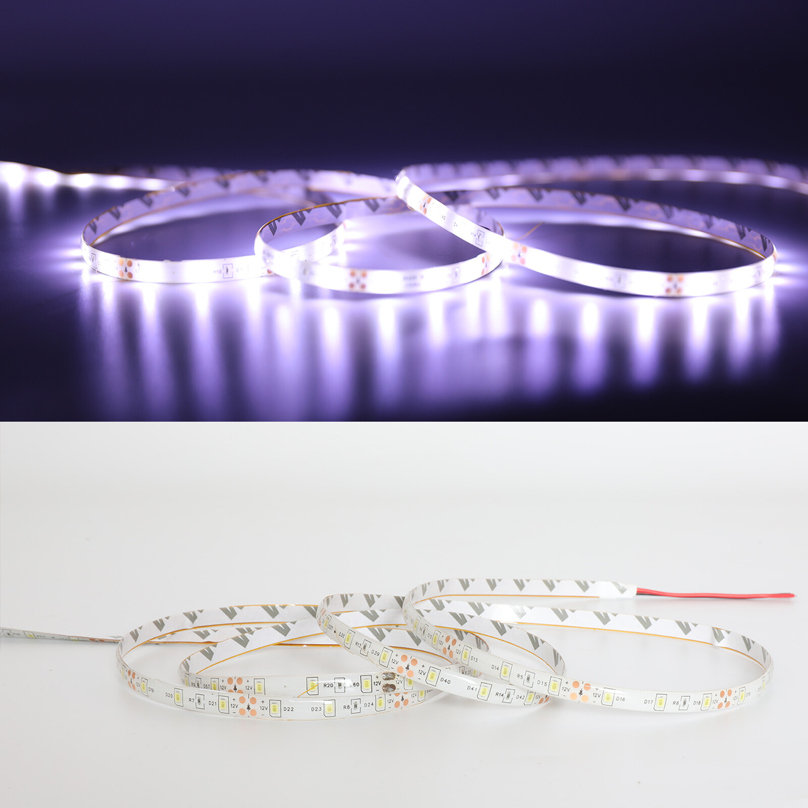 6000K White Waterproof RV Exterior Awning Strip Lights, RV Outdoor Lights16.4 FT