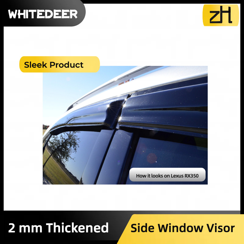 Fits Mazda 3 Hatchback 04-09 Side Window Visor Sun Rain Deflector Guard