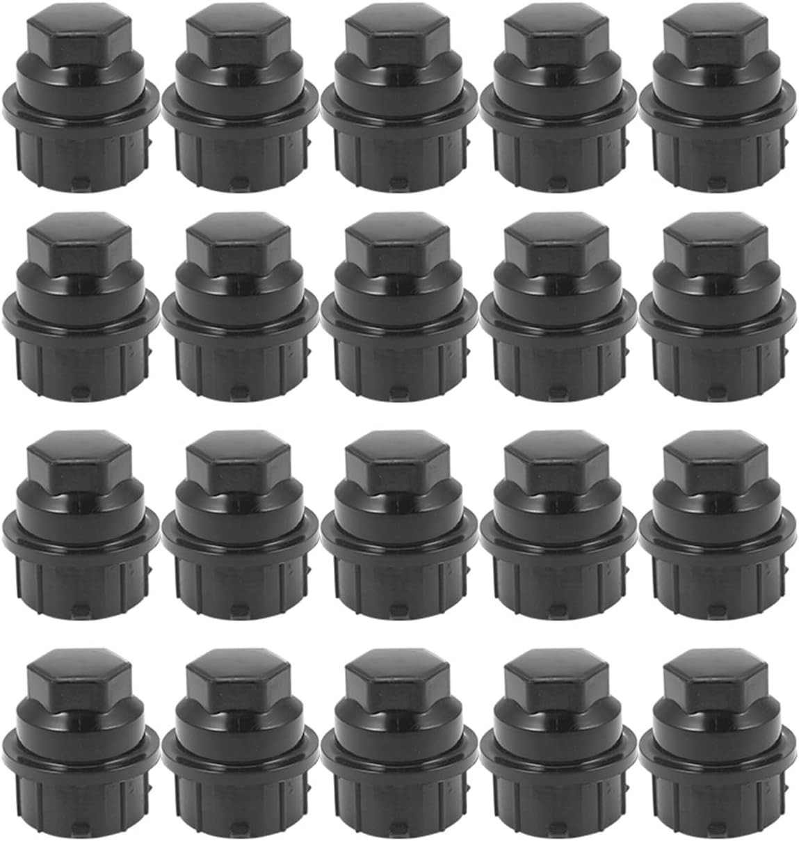 Wheel Nut Covers Bolt Caps, 24mm/0.94″ Vinyl Lug Bolt Cover, Auto Hub Screw Exte