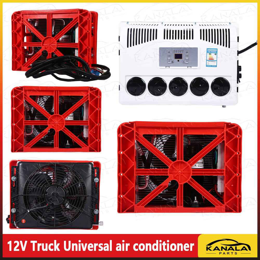 12V Trucks Air Conditioner Split AC 10000 BTU For Semi Trucks Cab Bus RV Caravan