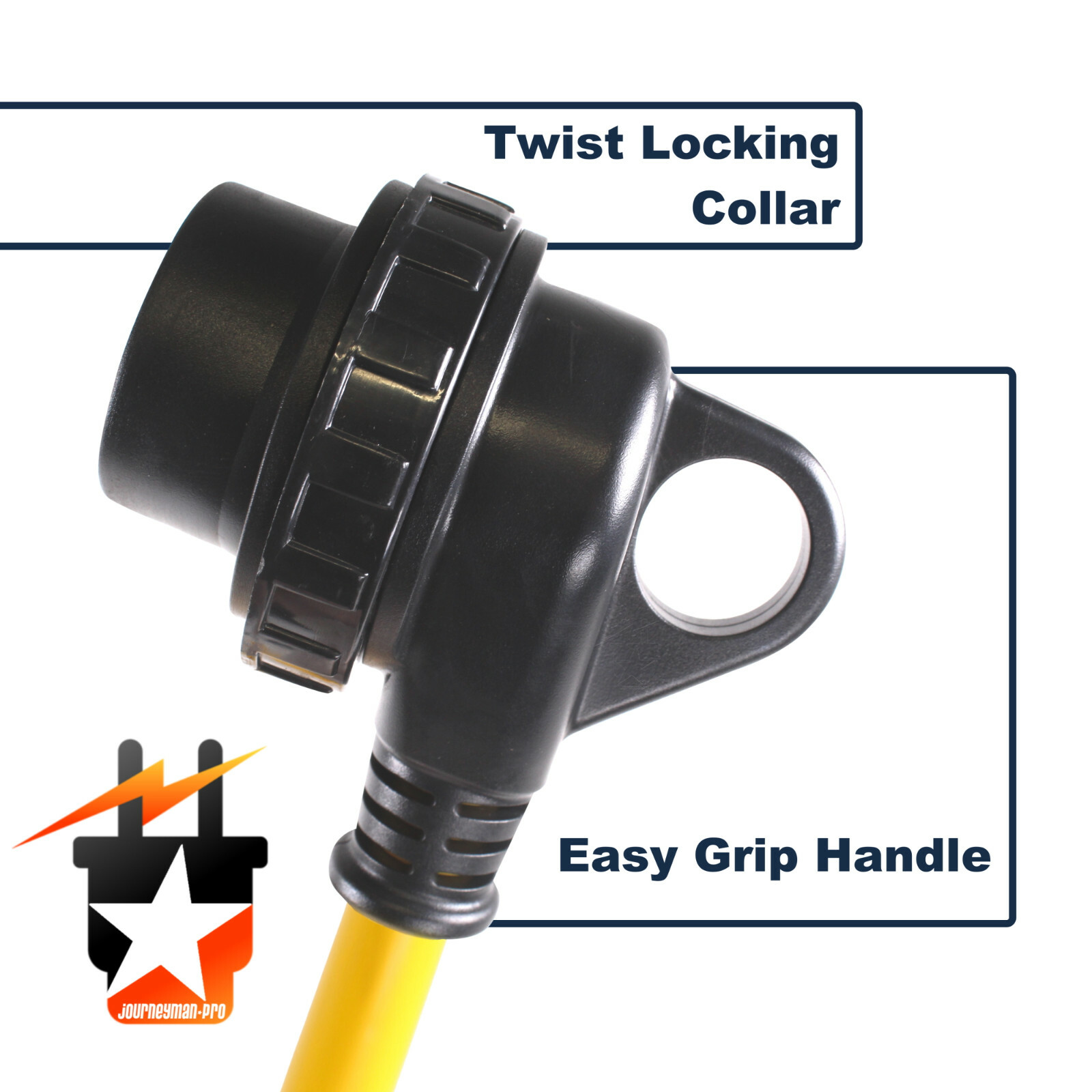 RV Power Cord 15 Foot 30 Amp 125V Cable Twist Lock Connector TT-30P/TT-30R FT