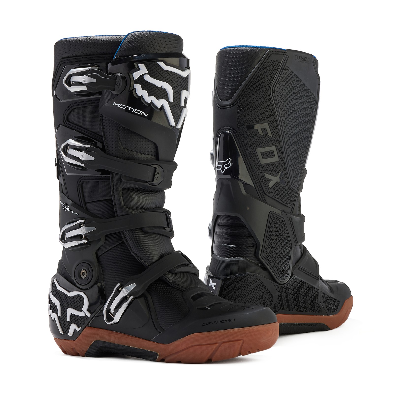 Fox Racing Motion X Offroad Boots (Black/Gum) Size 13 29683-546-13