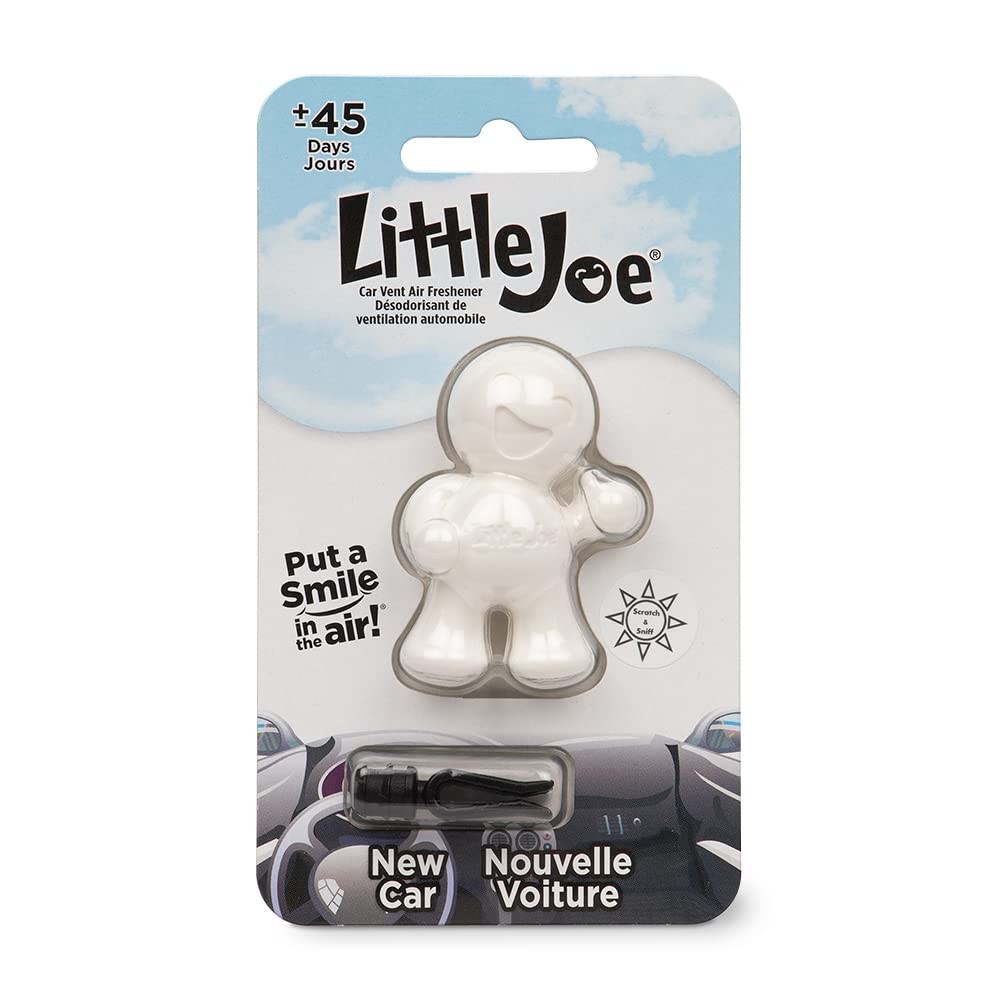 Little Joe 96401 New Car Scent Air Freshener 1 Count (Pack of 1), White