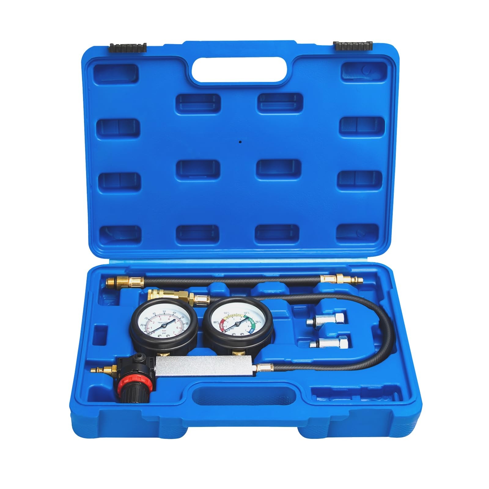 Cylinder Leak Down Tester Kit Compression Leakdown Detector Leakage Test Set …