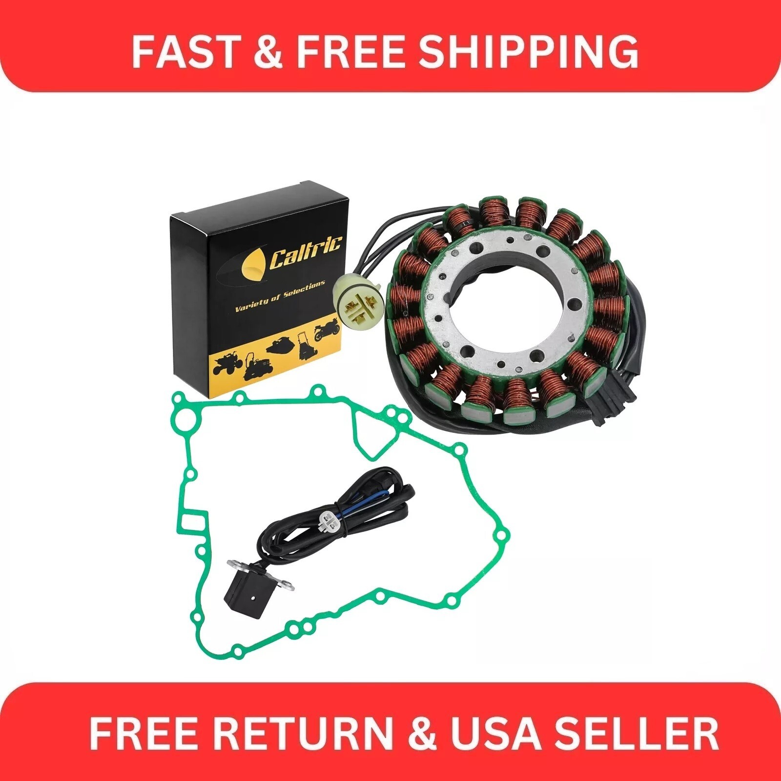 Stator & Gasket Fit Kawasaki Brute Force 750 4X4I KVF750 KVF 750 2005-2007