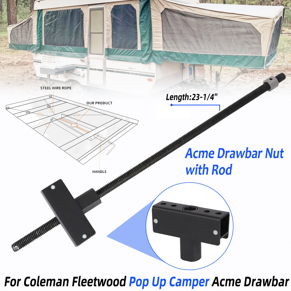 For Coleman Fleetwood Pop Up Camper Acme Drawbar Nut & Rod Kit Whiffle Tree Fix