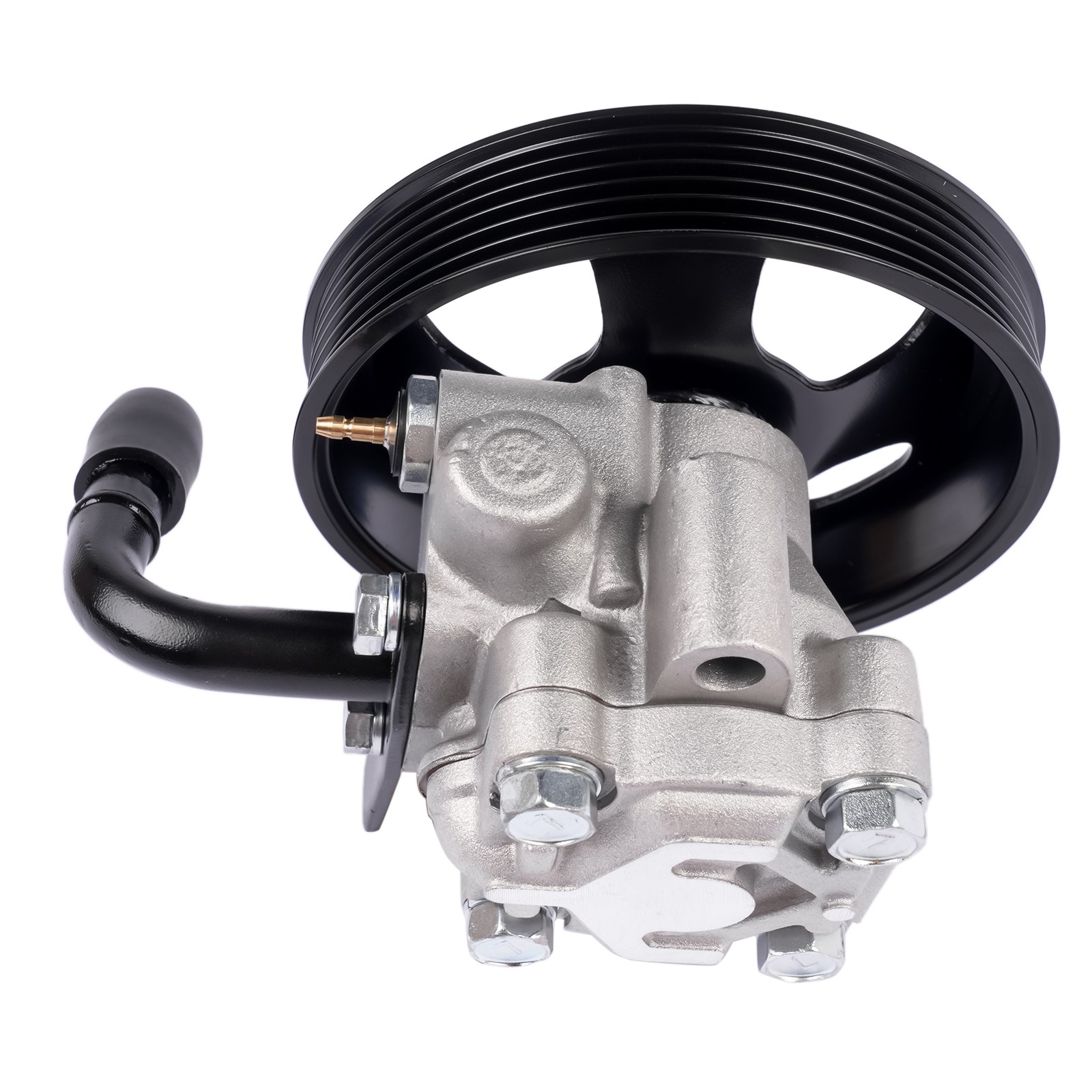 Power Steering Pump w/ Pulley for Hyundai Santa Fe 2001-2006 V6 2.7L 57100-26100