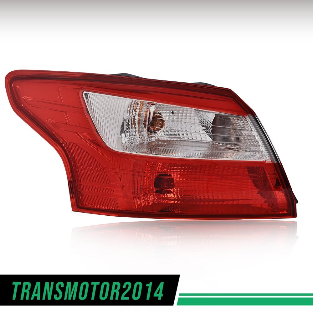 Fit For 2012-2014 Ford Focus 4-Door Sedan Tail Light Lamp Outer Left Driver Side