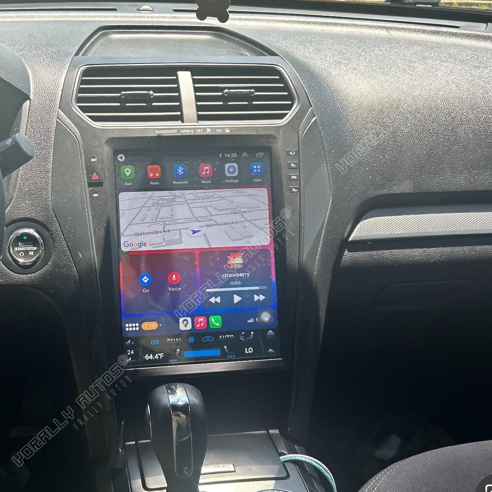 4+64G For 2011-2019 Ford Explorer Android 15 Carplay 8 Core Car Stereo Radio GPS