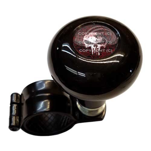 Black Steering Wheel Suicide Spinner Power Handle Knob Car Truck PUNISH SKULL