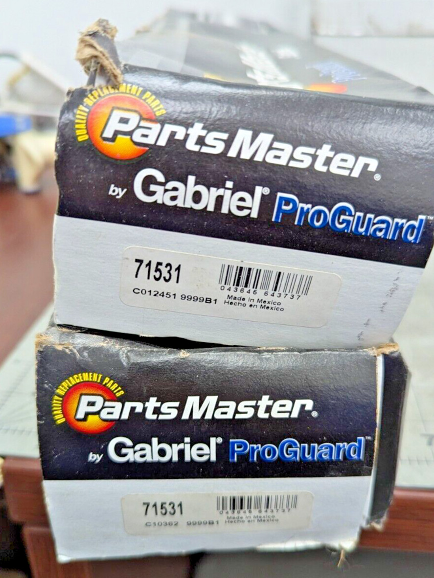 2 Shock Absorber Front GAS PARTS MASTER/Gabriel 71531/61531 BX3