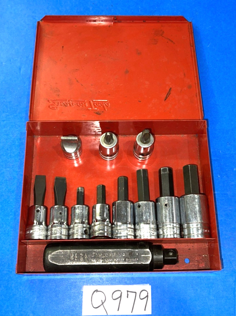 SNAP-ON TOOLS 12 PIECE 1/2 DRIVE IMPACT DRIVER SET PIT3120EB