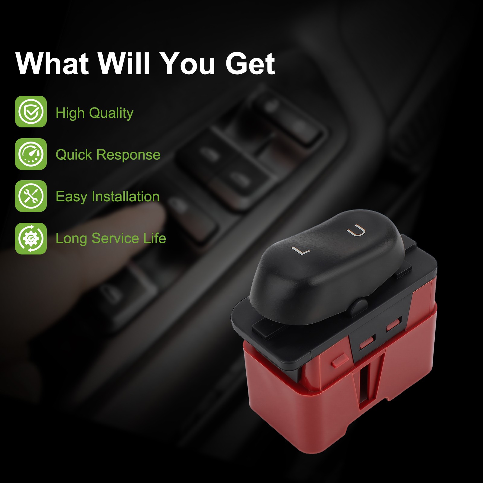 Driver Power Door Lock Switch For 97-02 Ford F150 F250 F350 F450 F550 Expedition