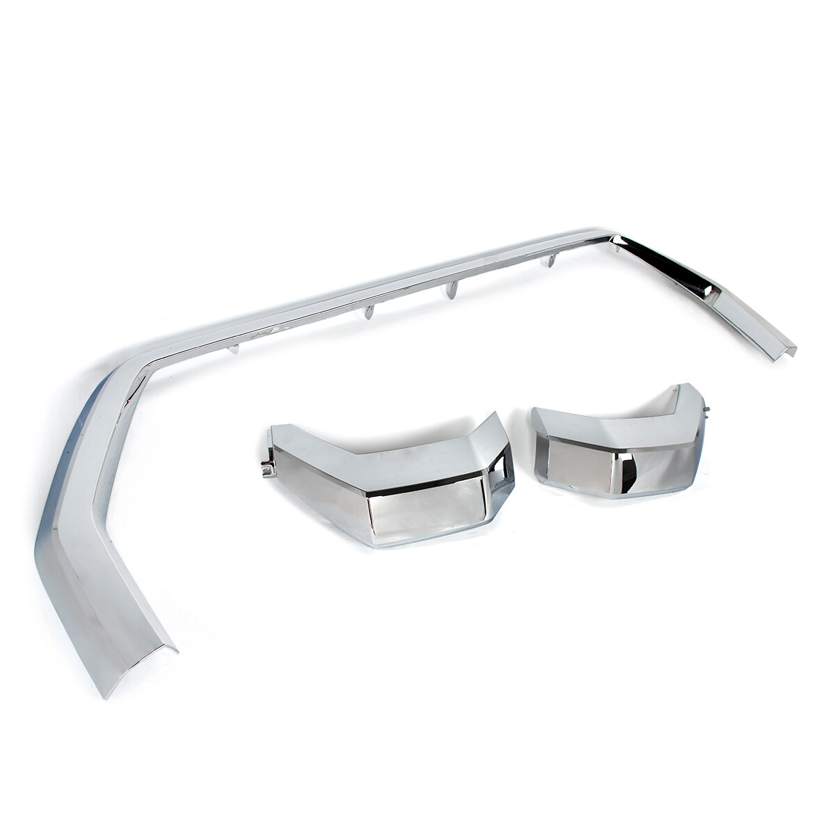 Front Grille Trim Molding Surround Chrome For Toyota Tundra 2022-2024 Plastic