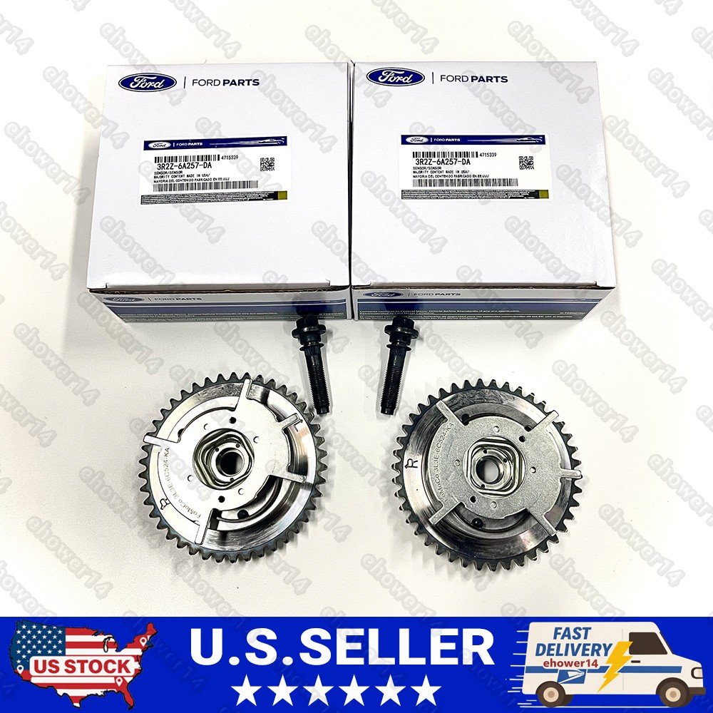 2PCS Engine Timing Cam Phaser Gear 3R2Z-6A257-DA For Ford Explorer F150