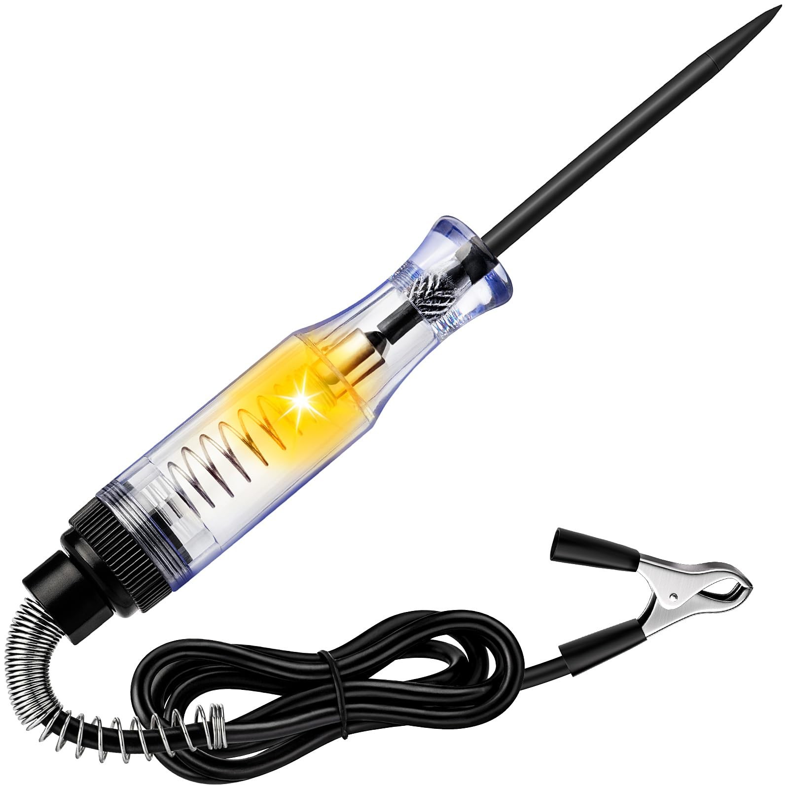 Test Light Automotive, Circuit Tester 6V-12V-24V DC Car small, black
