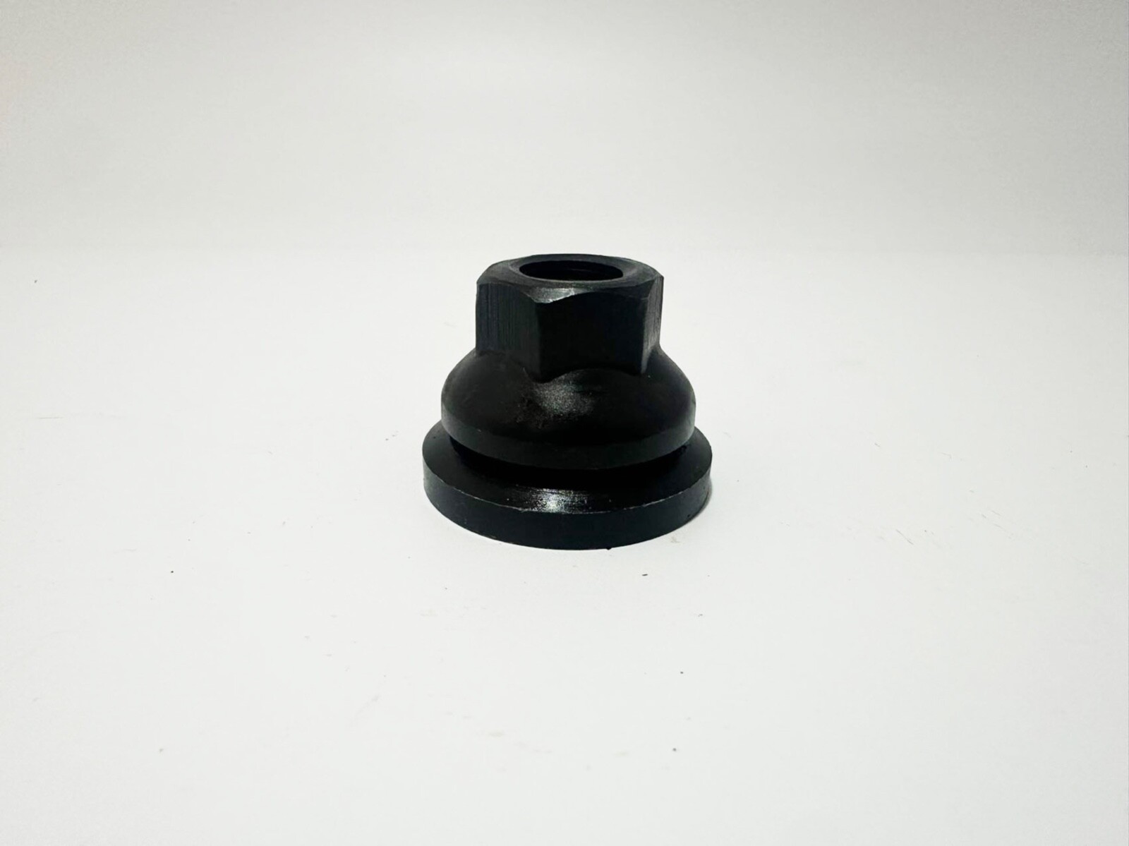 8Pc Dually Wheel Black Oxide Lug Nuts Flat Seat For Ford E350 E450 F Super Duty