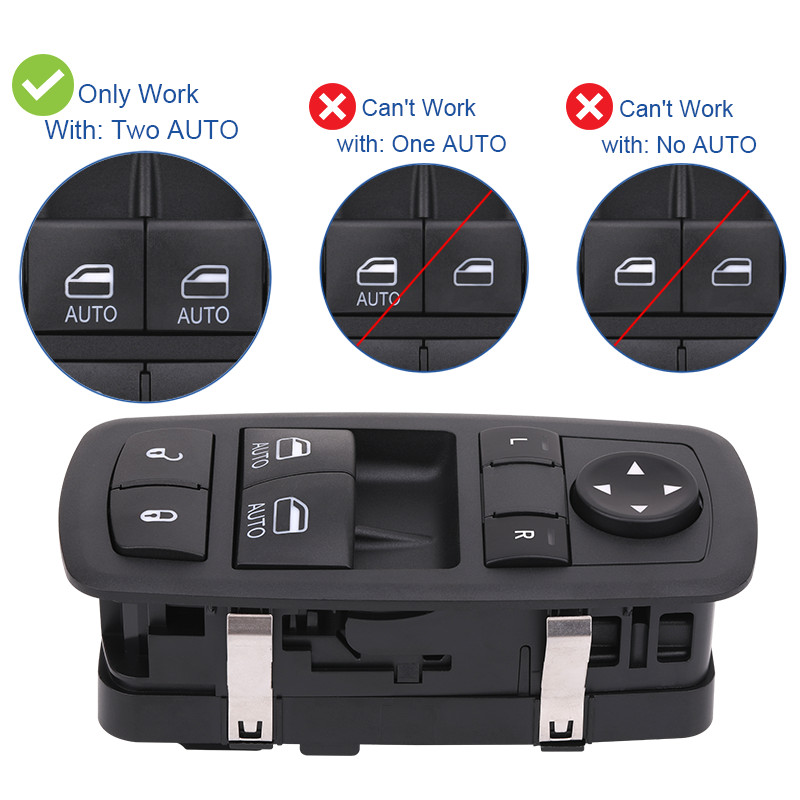 Master Window Switch Door lock Control for 2015-2022 Dodge Challenger 68183752AE