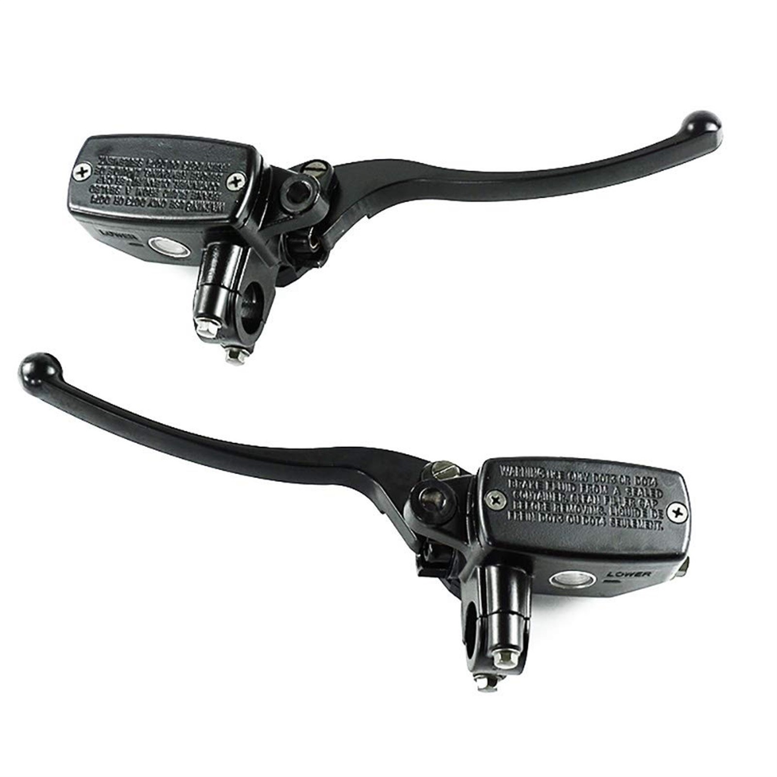 7/8″ Motorcycle Handlebar Hydraulic Brake Clutch Master Cylinder Lever (Black)