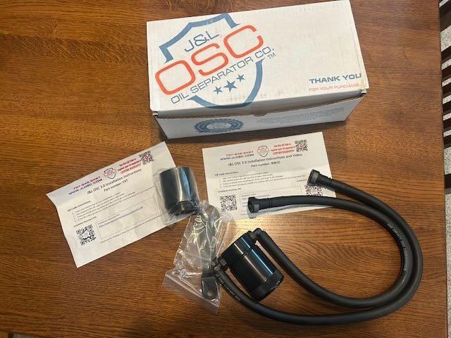 J&L Oil Catch Can and Extension for 2014-2018 Chevy Silverado 1500 5.3L & 6.2L
