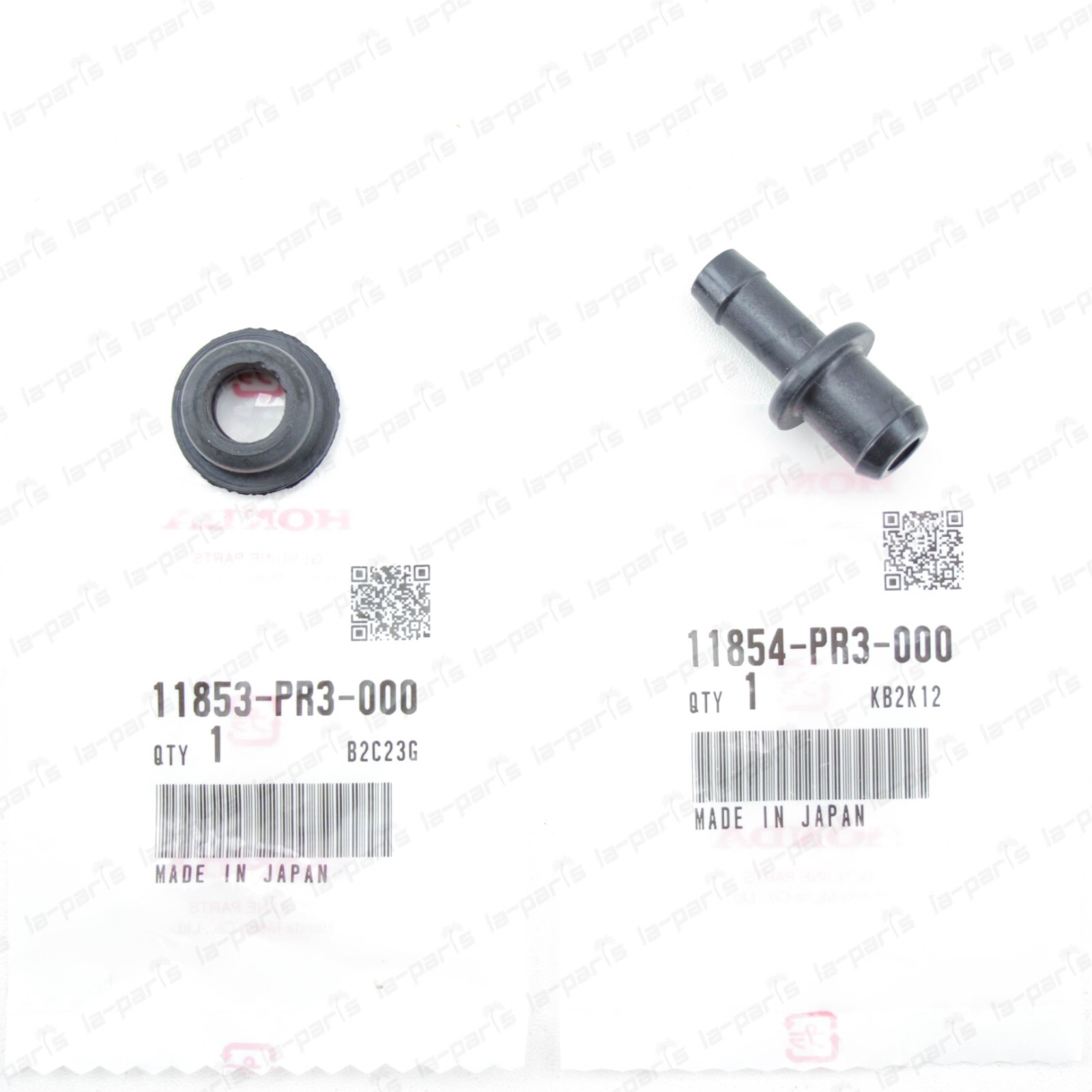 GENUINE HONDA ACURA PCV BREATHER CHAMBER JOINT VALVE + GROMMET SET OF 2PCS