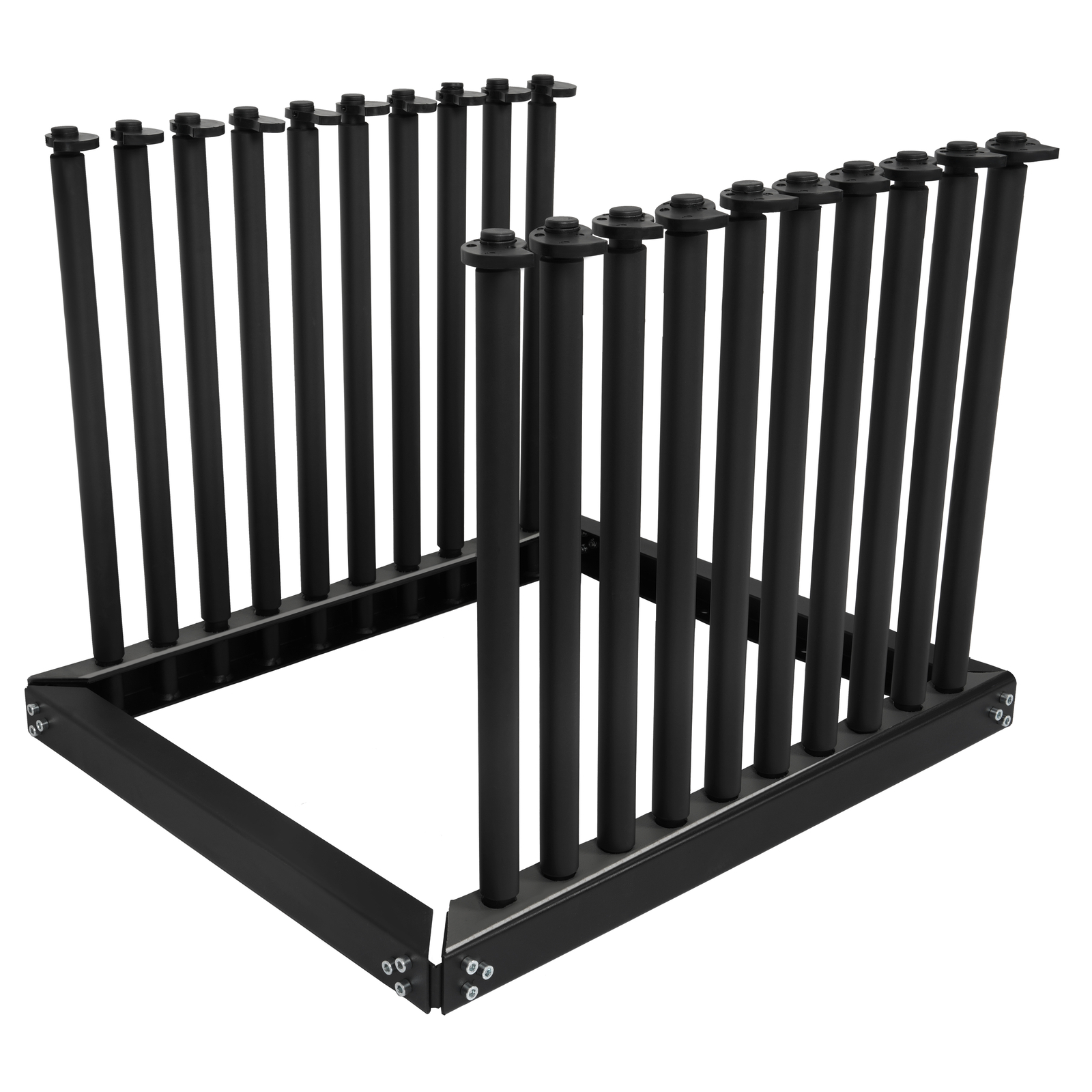 9 Lite Rack Windshield, Auto Glass Shop Transport Rack w/PVC Rubber Pad