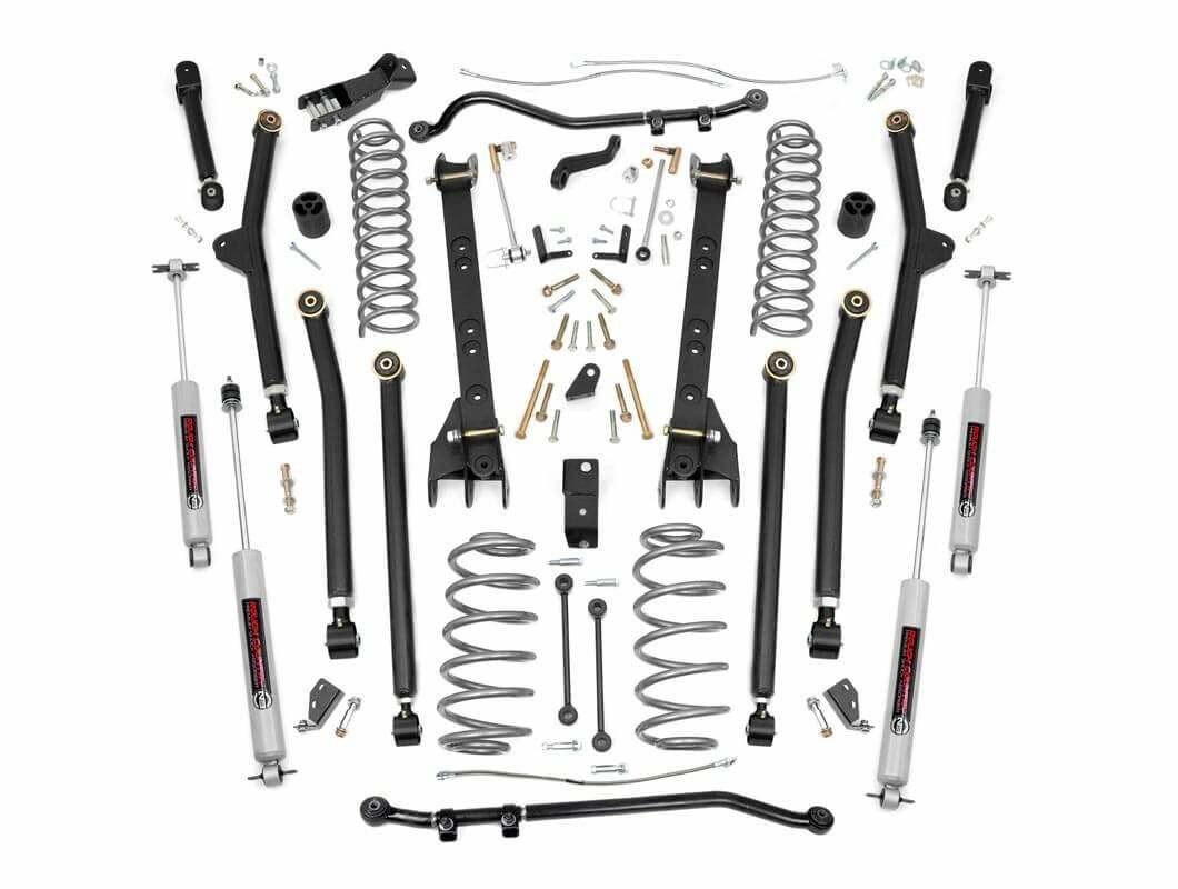 Rough Country 6″ Long Arm Susp Lift Kit For Jeep Wrangler Unlimited LJ 04-06