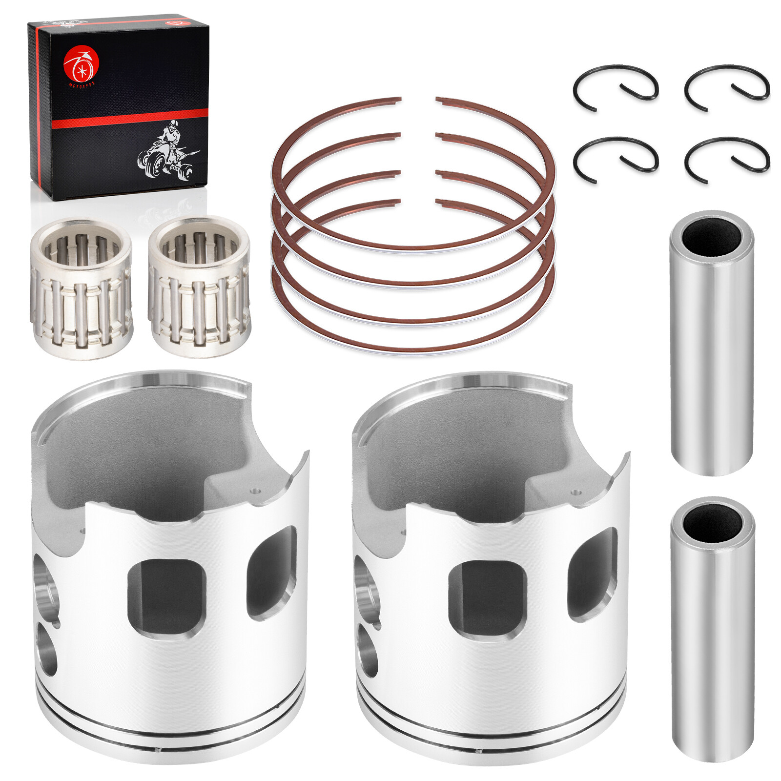 Banshee 350 64mm 64.00 Standard Bore Forged Pro Lite Pistons & Ring Bearing Kit