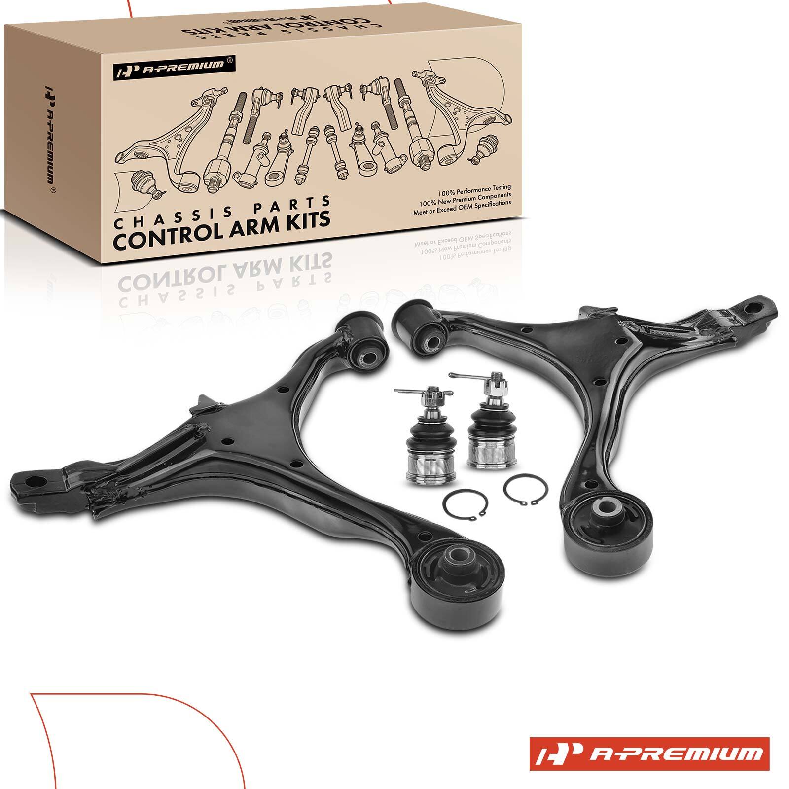A-Premium 4x Front Lower Control Arm & Ball Joint for Honda CR-V 2002 2003 2004