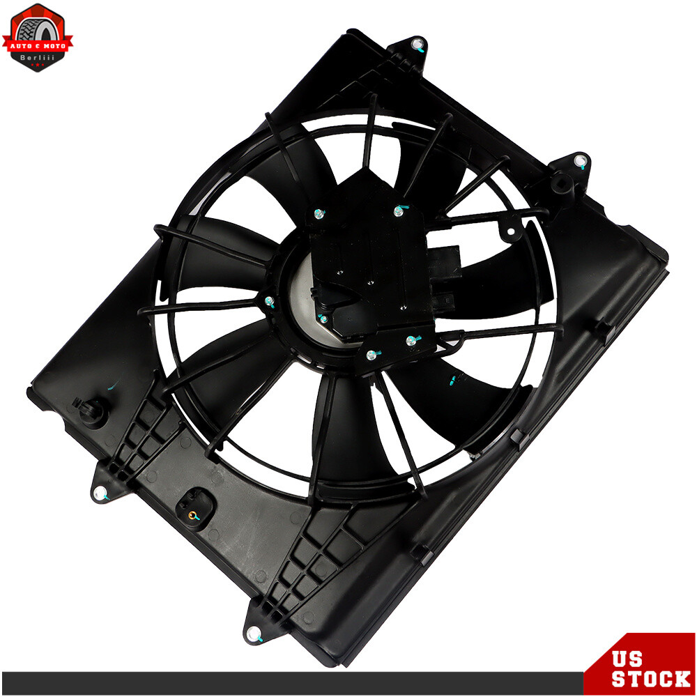 Radiator Cooling Fan Assembly For 2016 2017 2018-2021 Honda Civic LX-P 2.0L