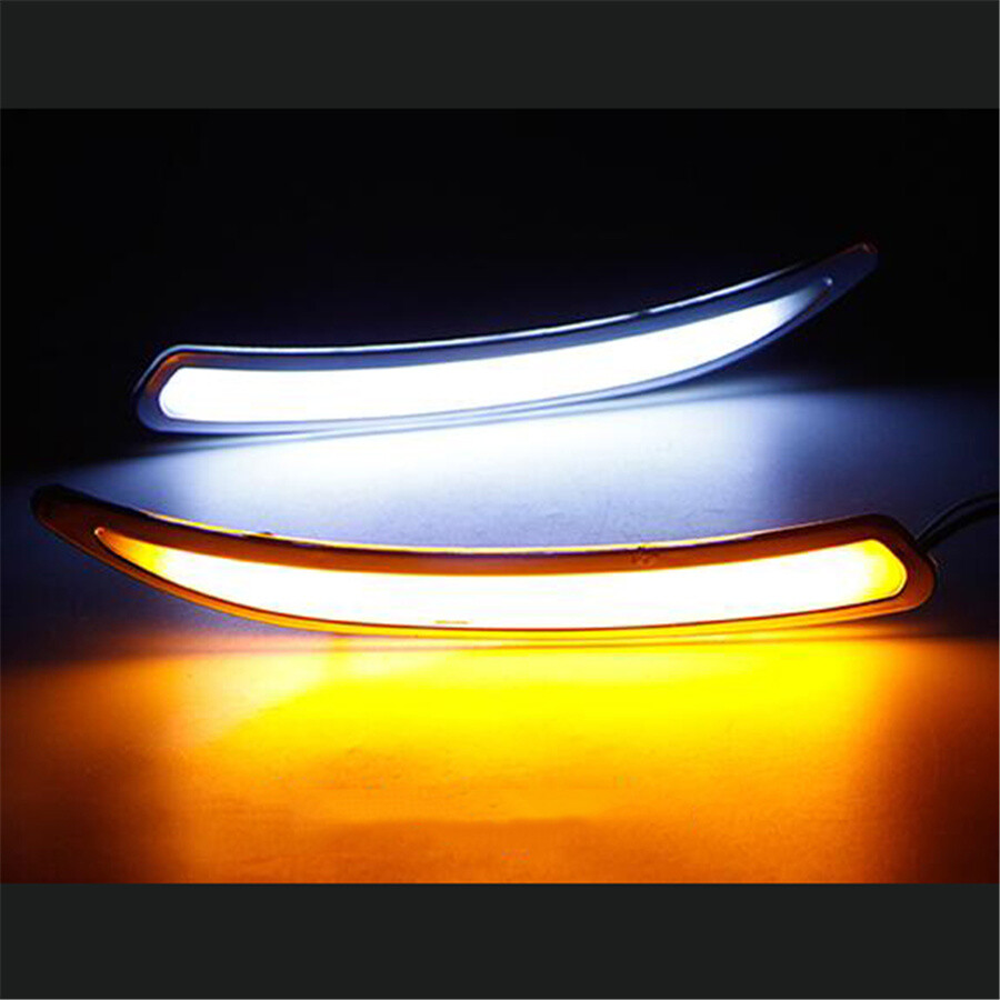 2X LED Daytime Running Light Fog Lamp/Turn Signal Light For Buick Regal GS 08-17