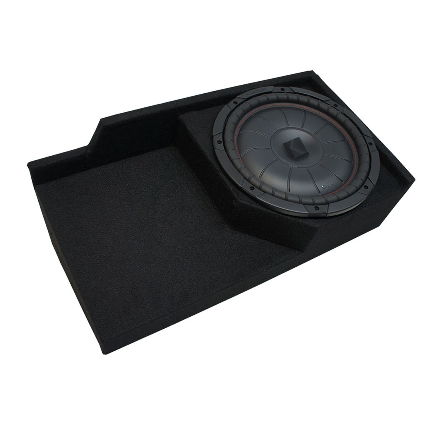 88-98 Chevy CK Silverado Ext Truck Kicker CompVT CVT10 Single 10 Sub Box 2 Ohm