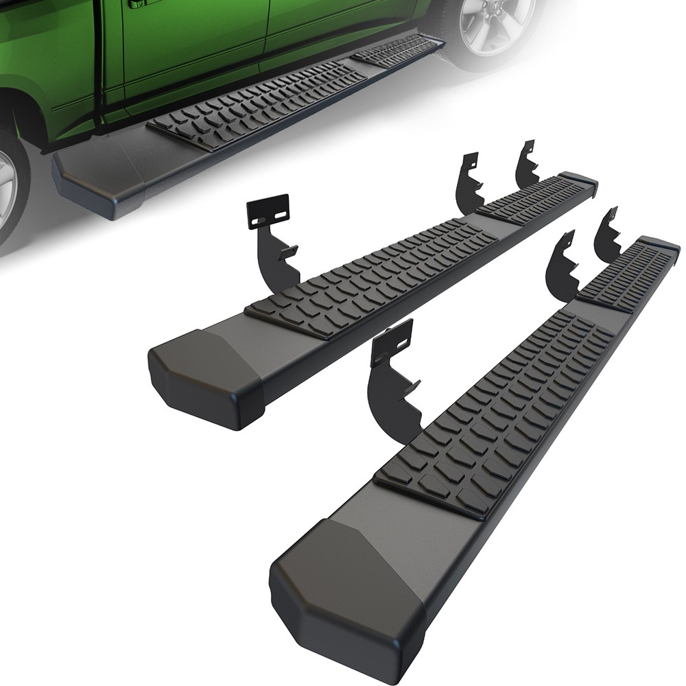 6″ Running Boards For 2009-2024 DODGE Ram 1500 2500 3500HD Crew Cab Side Steps
