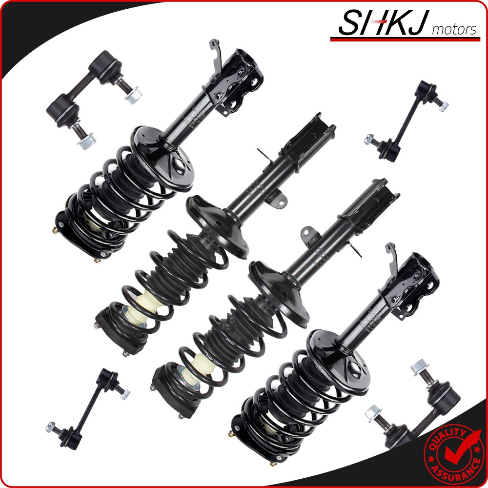 Front Rear Complete Struts Sway Bar Kits For 1998-2001 2002 Chevrolet Prizm