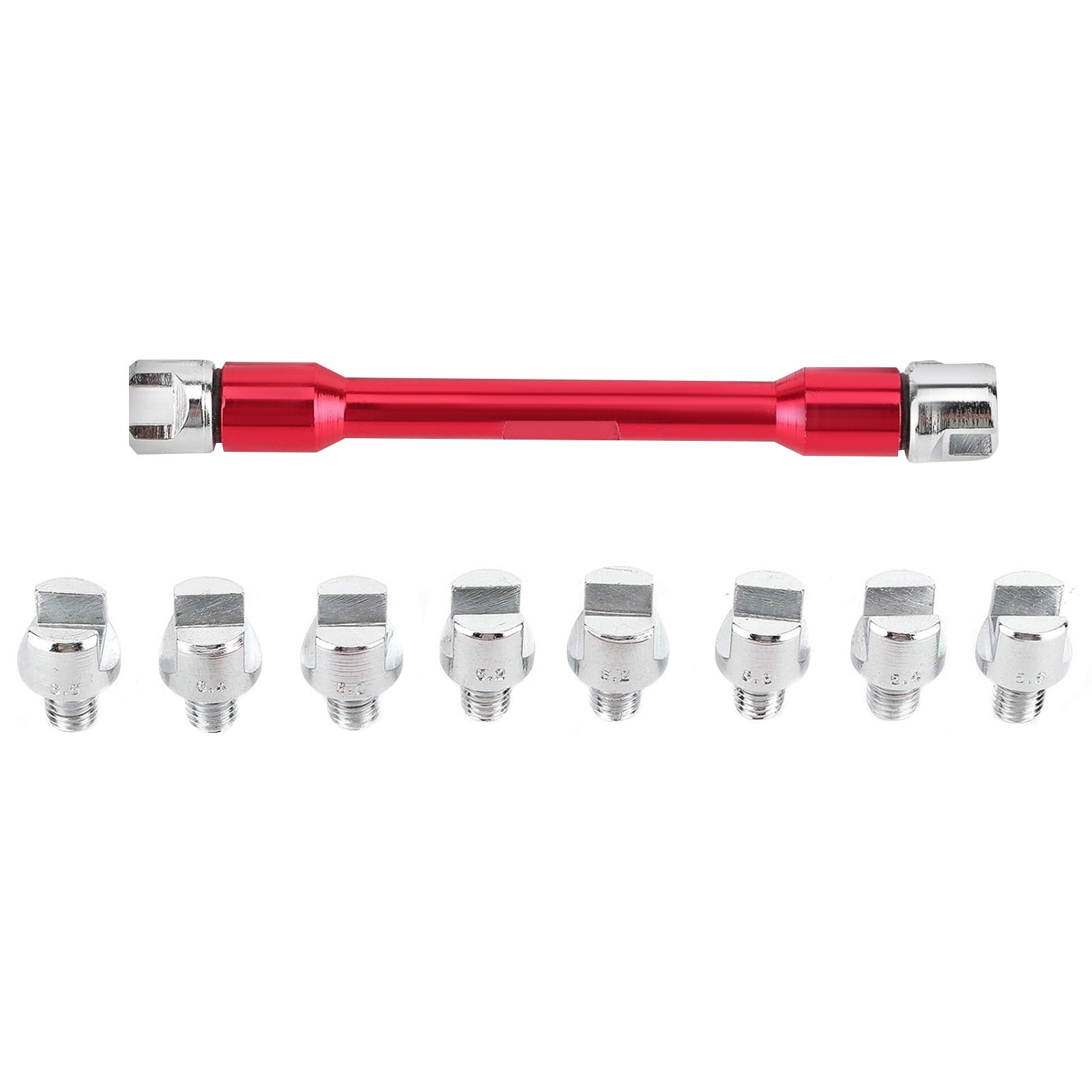 10-piece Motorcycle Spoke Wrench Set, Bicycle Spoke Wrench Set For Bicycle Shops