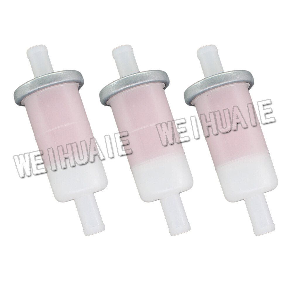 3x 3/8″ Fuel Filter For Honda Shadow ACE Aero Spirit 750 1100 Motorcycle Series