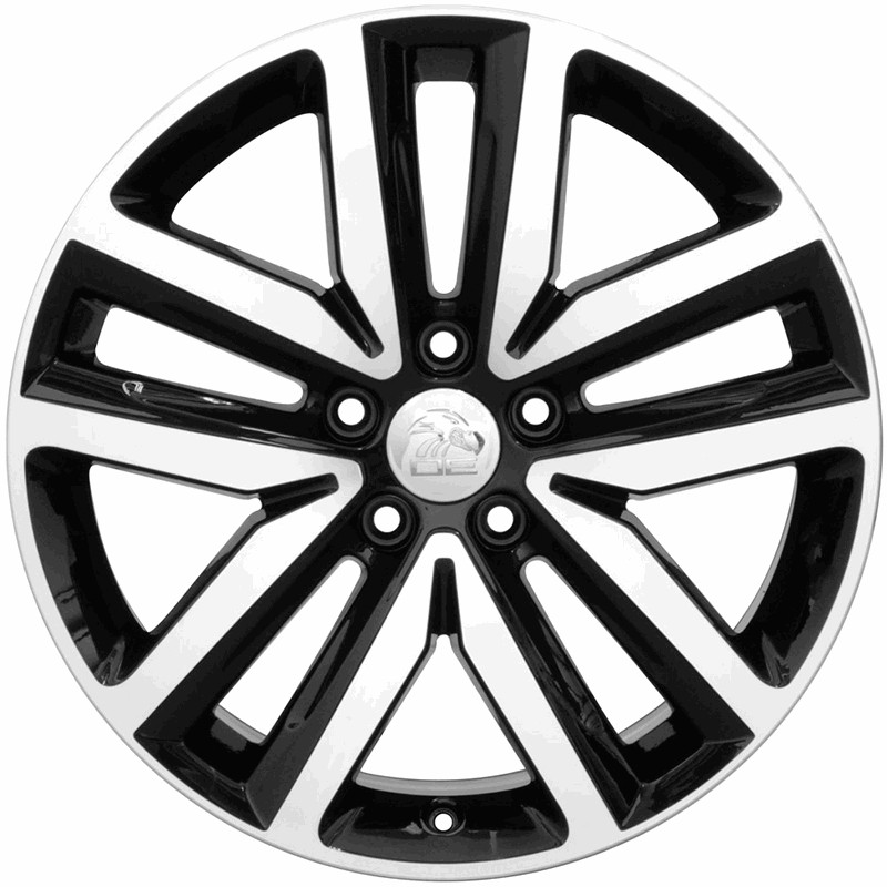 Black Wheel 18×7.5 w/Machined Face for 2006-2014 Volkswagen GTI – OWH2844