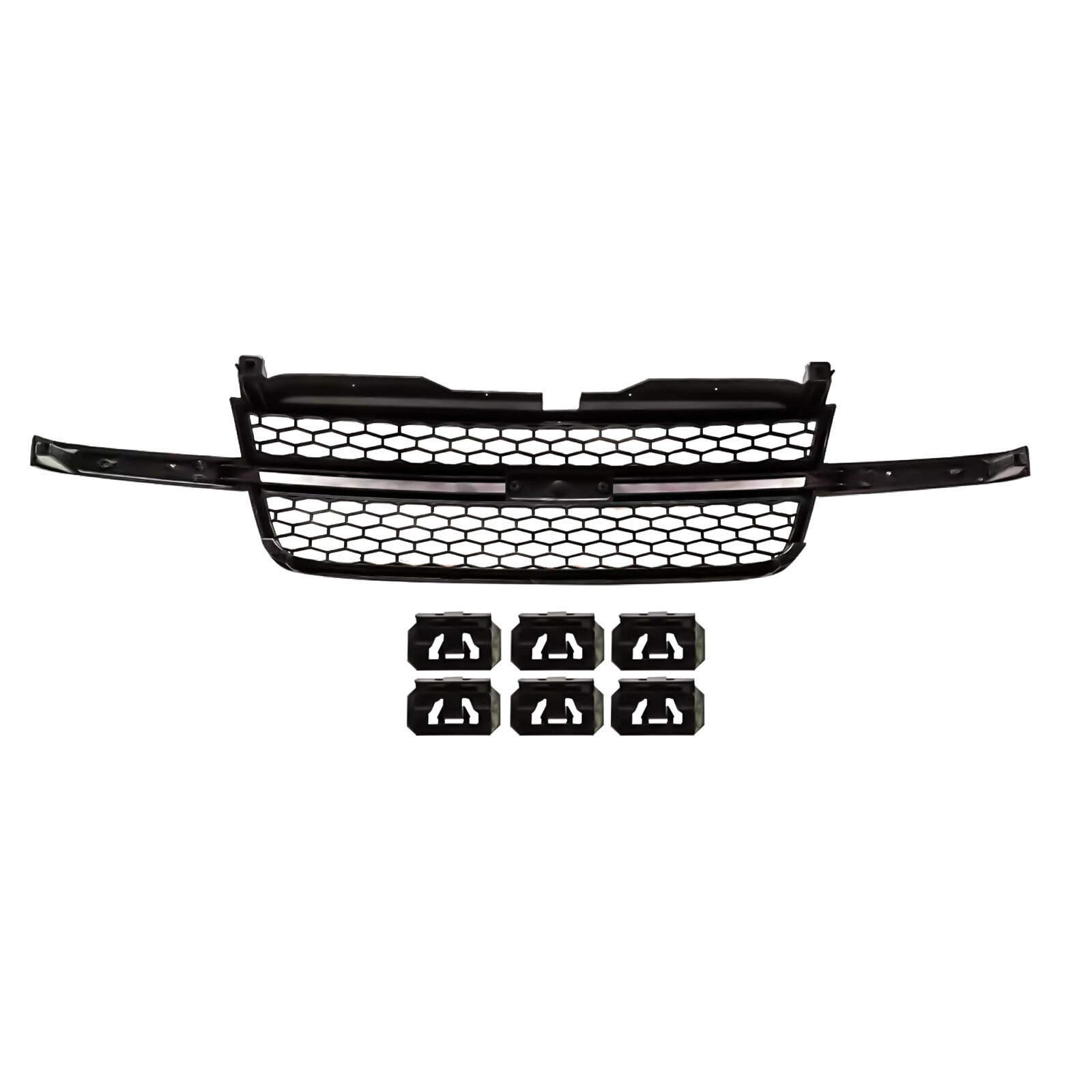 Front Grille Black For 2003-2007 Chevrolet Silverado 1500 SS Includes Classic