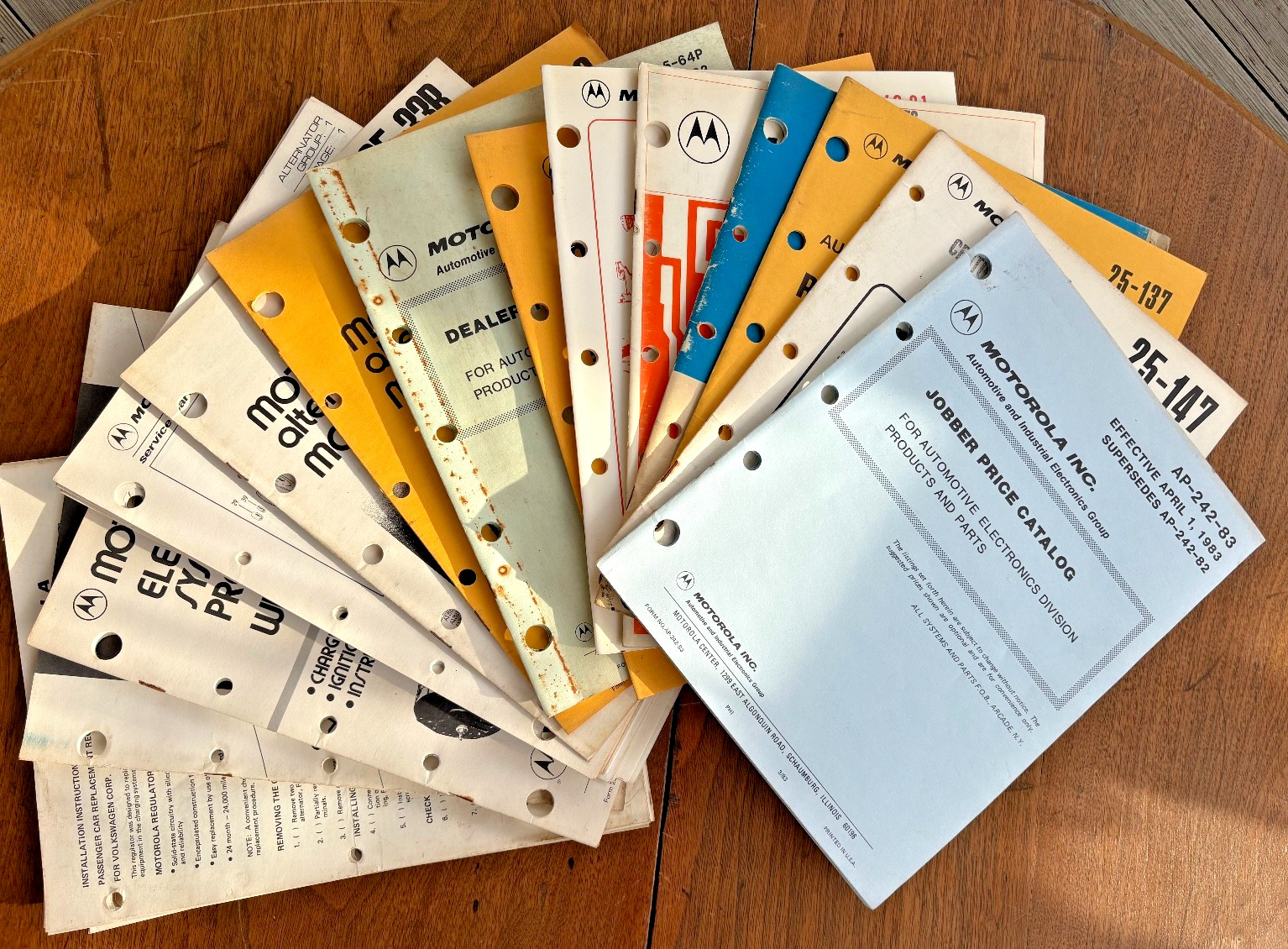 Motorola Automotive & Industrial Products Electronics Parts & Service Manuals 14