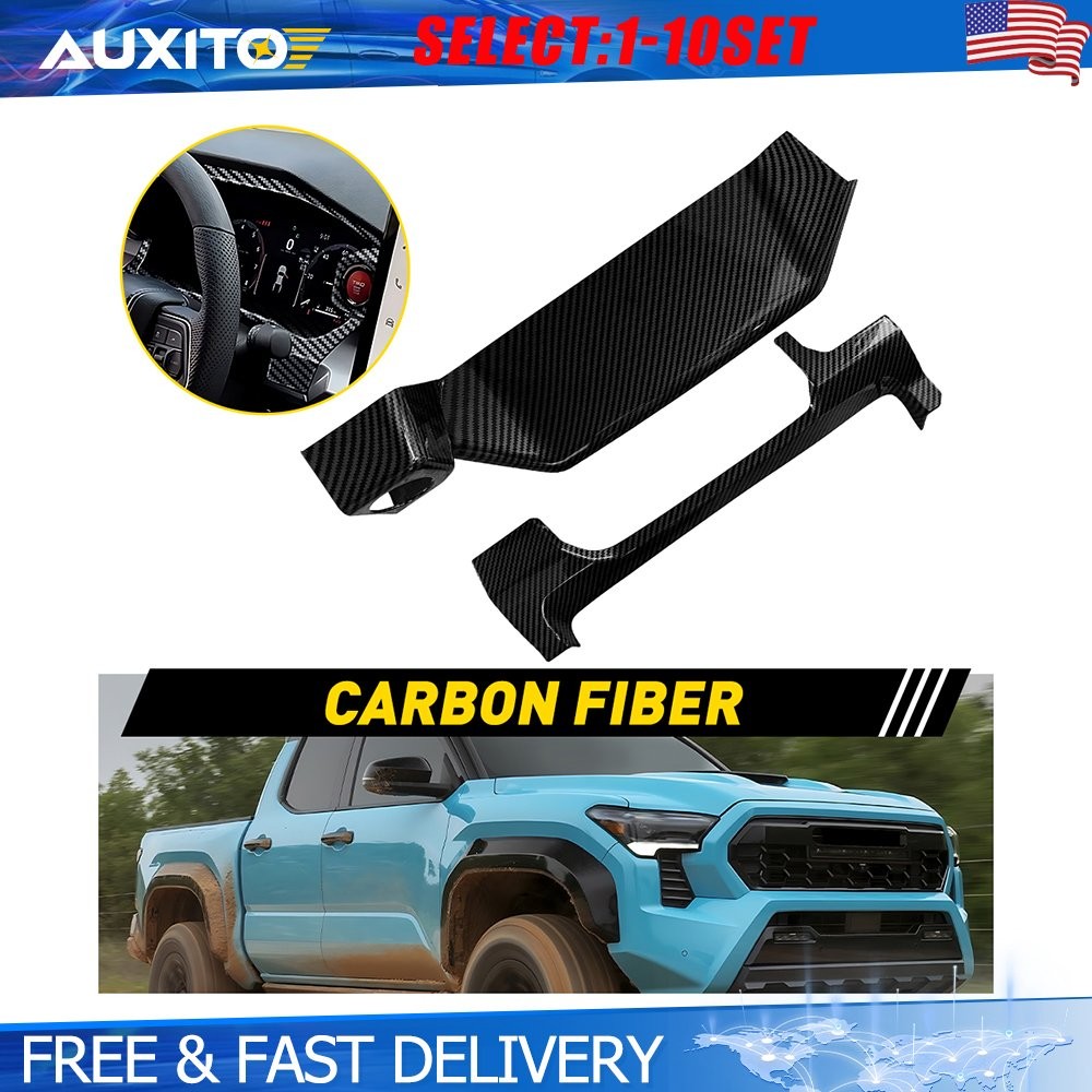 Front Dashboard Panel Frame Trim Cover Bezel For Toyota Tacoma 2024 25 2026 1-5X