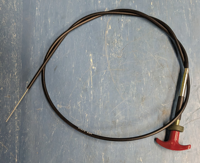 Engine Shutdown “Eng Stop” Cable Push Pull Control Assembly 49″ M35 10872080-4