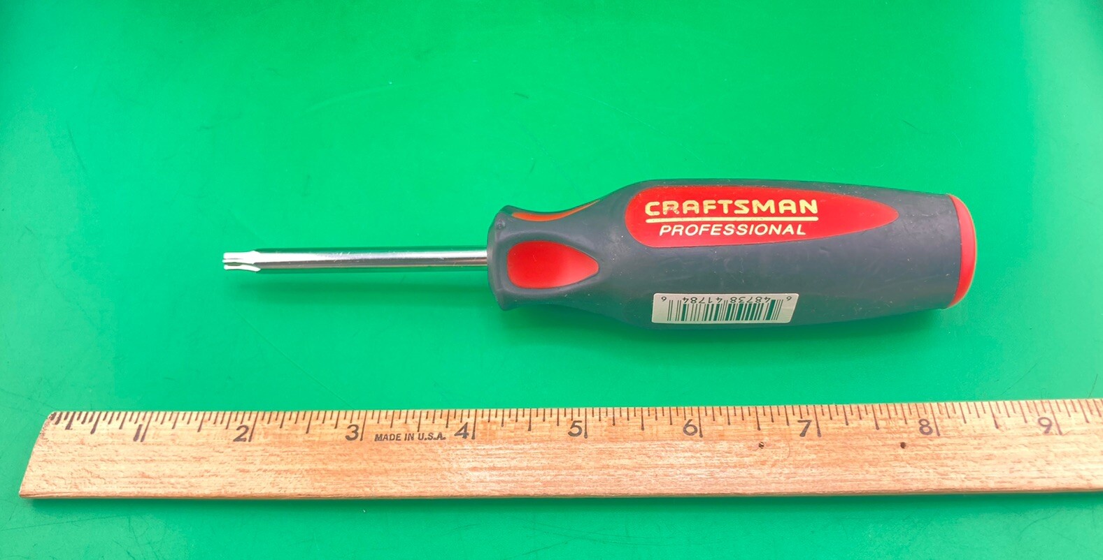 Craftsman NEW USA Professional T27 Torx Driver 7″ 48000 Comfort Grip Stubby (NOS