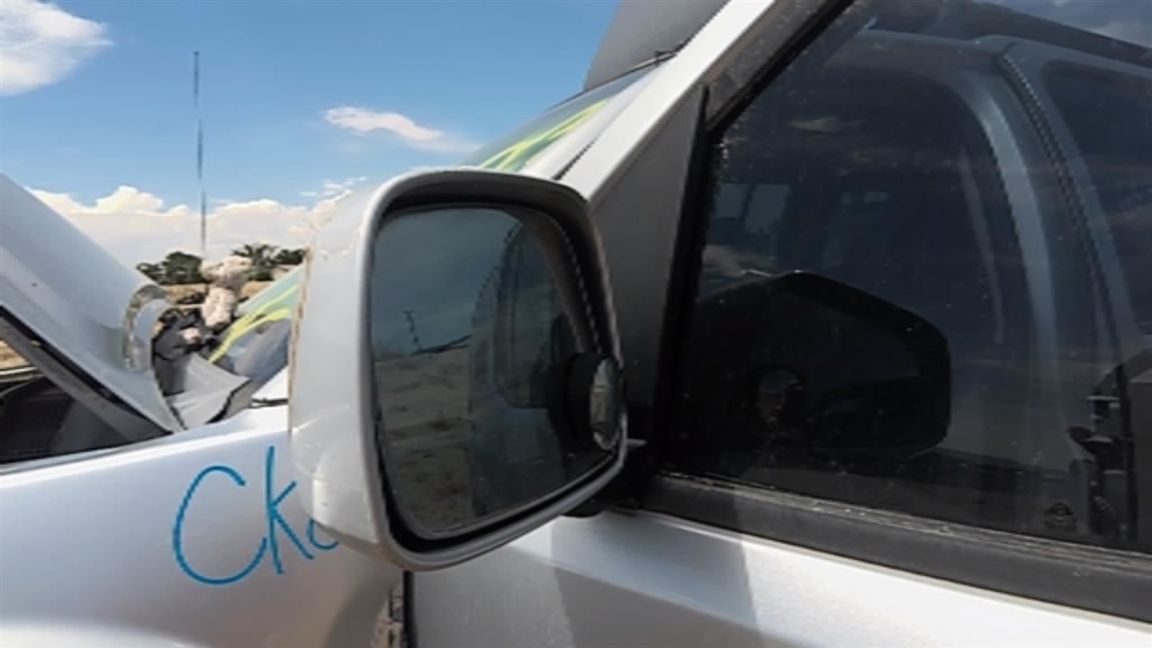 Driver Side View Mirror Power Black Textured Fits 05-21 FRONTIER 30492059