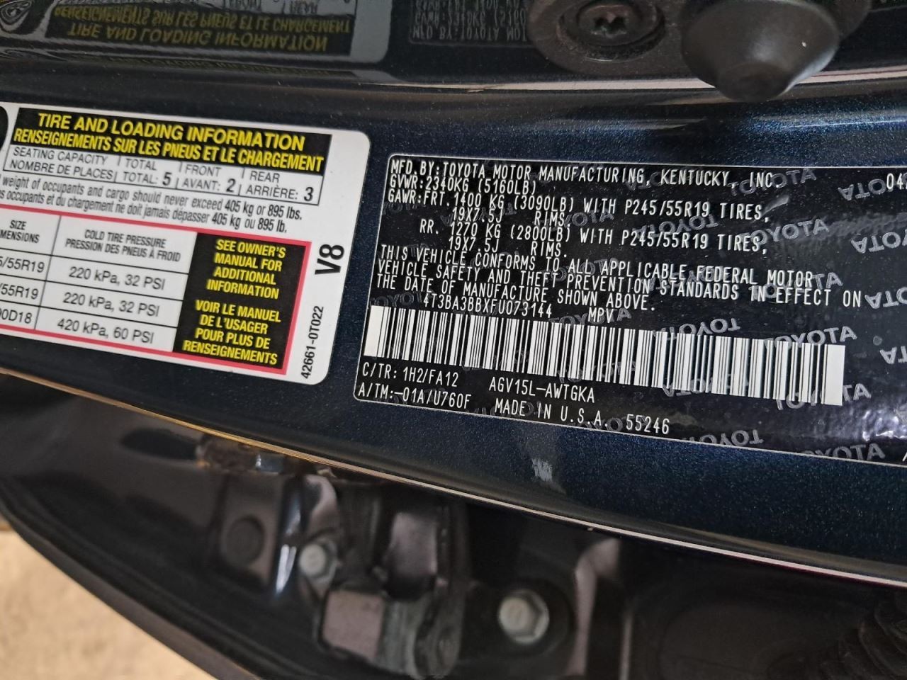 Rear View Mirror Automatic Dimming Halogen Headlamps Fits 09-16 VENZA 4256761